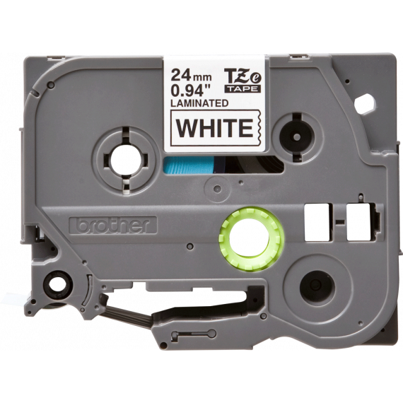 Cinta BROTHER P-touch Laminada Negro sobre Blanco 24MM 8M (TZ251)