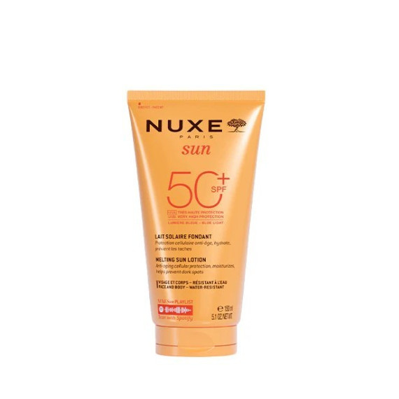 NUXE SUN LECHE SOLAR FUNDENTE ROSTRO Y CUERPO SPF 50+ 1 TUBO 150 ML