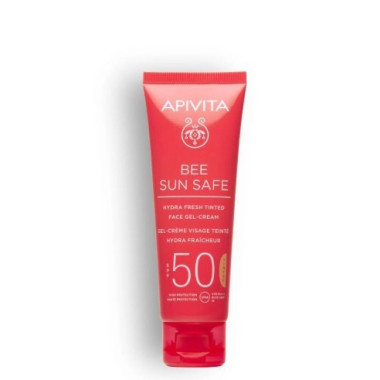 APIVITA BEE SUN SAFE HYDRA FRESH GEL CREMA  COLOR SPF50  50ML