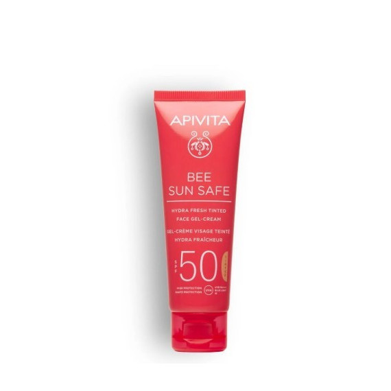 APIVITA BEE SUN SAFE HYDRA FRESH GEL CREMA  COLOR SPF50  50ML