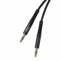 Cable de Audio Auxiliar Mini Jack 3.5mm XO NBR175A de 1 Metro con Conectores de Aluminio