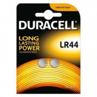 Pack de 2 Pilas de Botón Alcalinas DURACELL LR44 1.5V