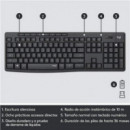 Kit Teclado y Ratón Inalámbrico Logitech SilentTouch MK295 Gris
