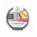 Fiambrera Redonda de Acero Inoxidable Santa Clara 0.6L para Horno y Microondas
