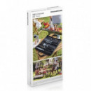 Kit de 6 Utensilios para Barbacoa InnovaGoods con Maletín de Acero Inoxidable