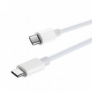 Cable Maxlife USB-C a USB-C 100W 2 Metros Blanco