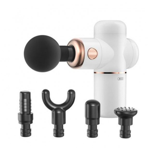 Mini Pistola de Masaje XO XOFG01 con 4 Accesorios