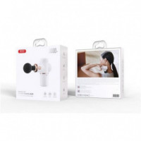 Mini Pistola de Masaje XO XOFG01 con 4 Accesorios