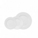 Vajilla 12 Piezas Temara de Vidrio Opalino La Mediterranea