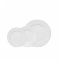 Vajilla 12 Piezas Temara de Vidrio Opalino La Mediterranea