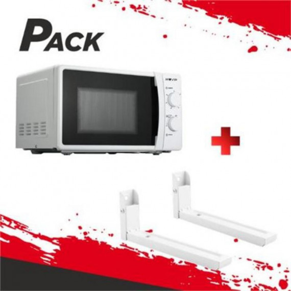 Microondas Muvip 20 Litros 700W con Descongelación y Soporte Mural