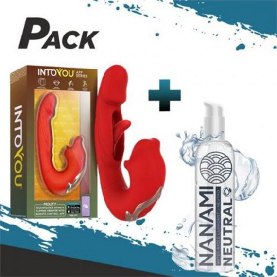 Pack Satisfyer Vibrador con Mordisqueo y Flipping + Lubricante Nanami Base Agua 150ml