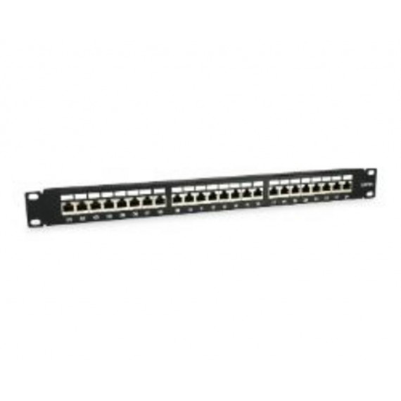 Panel de Conexiones Blindado EQUIP 24xRJ45 Cat.6A Negro (326625)