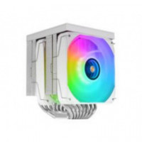 Ventilador Cpu MARS GAMING Disipador 380W, 2X120MM, 8 Heatpipes, Lcd Xl, Blanco (mcpulcdprow)