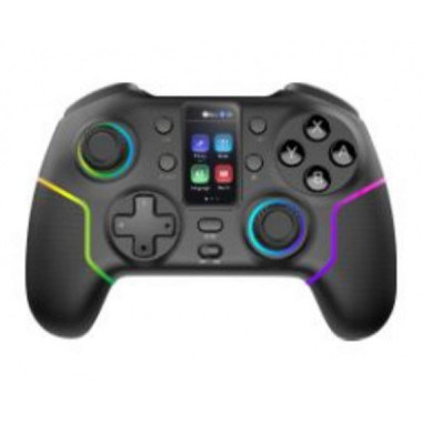 GamePad Mars Gaming Inal&aacute;mbrico Bluetooth ARGB Negro (MGPV3)