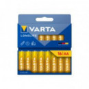 Pilas VARTA Longlife AA Pack 16 Unidades (04106101716)