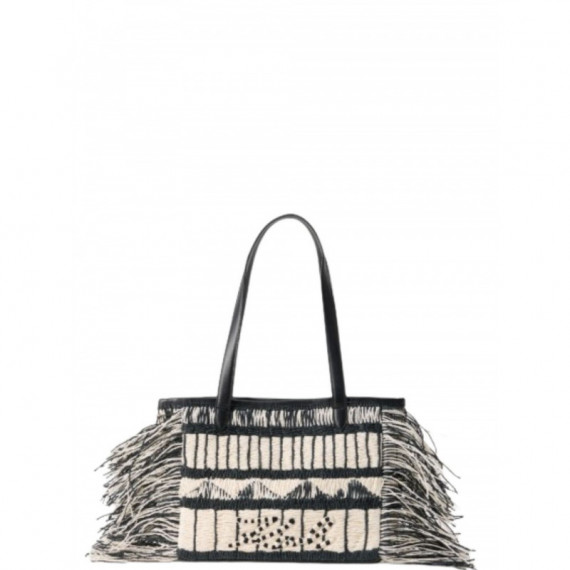 KARL LAGERFELD - k/signature 2.0 sm tote fringe - 998 - B2W30112/998