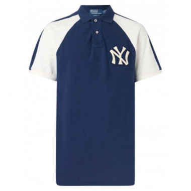 POLO RALPH LAUREN - KNIT-POLO - DARK COBALT DECKWASH - 710B14466001/DARK COBALT DECKWASH