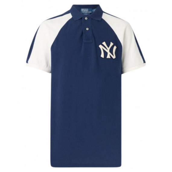 POLO RALPH LAUREN - KNIT-POLO - DARK COBALT DECKWASH - 710B14466001/DARK COBALT DECKWASH