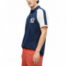 POLO RALPH LAUREN - KNIT-POLO - DARK COBALT DECKWASH - 710B14466001/DARK COBALT DECKWASH