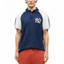 POLO RALPH LAUREN - KNIT-POLO - DARK COBALT DECKWASH - 710B14466001/DARK COBALT DECKWASH