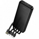 Hoco J163 Powerbank 10.000mAh con 4 tipos de Cable Incluidos