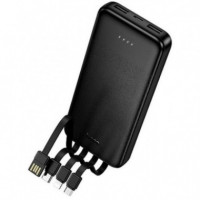 Hoco J163 Powerbank 10.000mAh con 4 tipos de Cable Incluidos