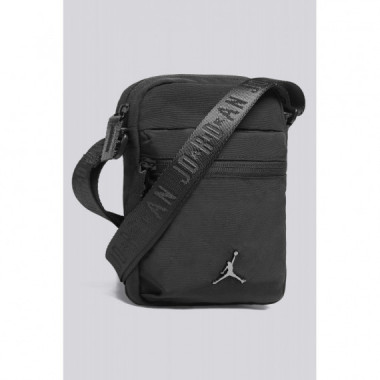 Bandolera JORDAN Negra Logo Metal