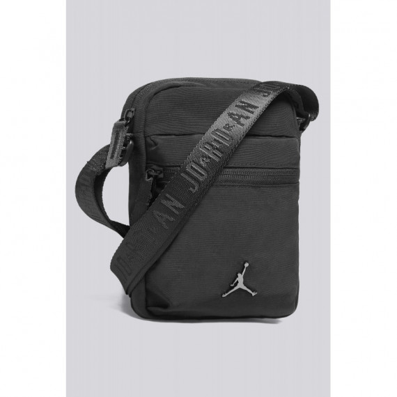 Bandolera JORDAN Negra Logo Metal