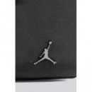 Bandolera JORDAN Negra Logo Metal
