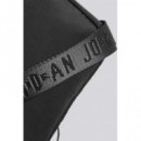 Bandolera JORDAN Negra Logo Metal
