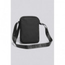 Bandolera JORDAN Negra Logo Metal