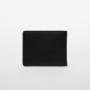 Cartera JORDAN Negra Logo Metalico Dorado