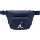 Riñonera JORDAN Negra Logo Rojo