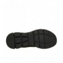 Tenis SKECHERS Mujer Negro Total