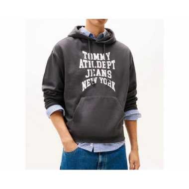 Sudadera Tommy Jeans Varsity gris PB