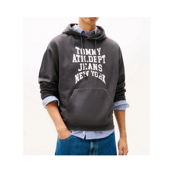 Sudadera Tommy Jeans Varsity gris PB