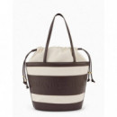 SHOPPING BAG NATURAL / DUSK SHADE  AF226