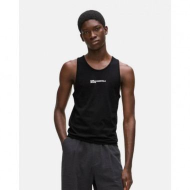 KLJ LOGO VEST BLACK