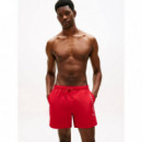 MEDIUM DRAWSTRING ZIP POCKET MEDIUM RED