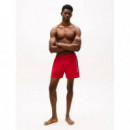 MEDIUM DRAWSTRING ZIP POCKET MEDIUM RED