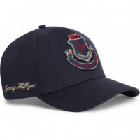 TH PREP GRAPHIC 5 PANEL CAP SPACE BLUE