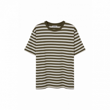 Camisetas Hombre Camiseta LOREAK MENDIAN Lm Stripe Khaki