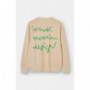 Jerséis y Sudaderas Sudadera LOREAK MENDIAN Sw París Cream