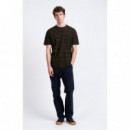 Camisetas Hombre Camiseta LOREAK MENDIAN Arraun M SS Khaki / Navy