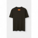 Camisetas Hombre Camiseta LOREAK MENDIAN Arraun M SS Khaki / Navy