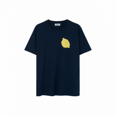 Camisetas Hombre Camiseta LOREAK MENDIAN Lim&oacute;n Navy