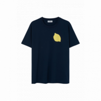 Camisetas Hombre Camiseta LOREAK MENDIAN Limón Navy