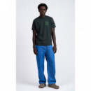 Camisetas Hombre Camiseta LOREAK MENDIAN París Dark Green