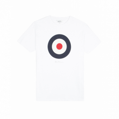 Camisetas Hombre Camiseta BEN SHERMAN Signature Target Blanca